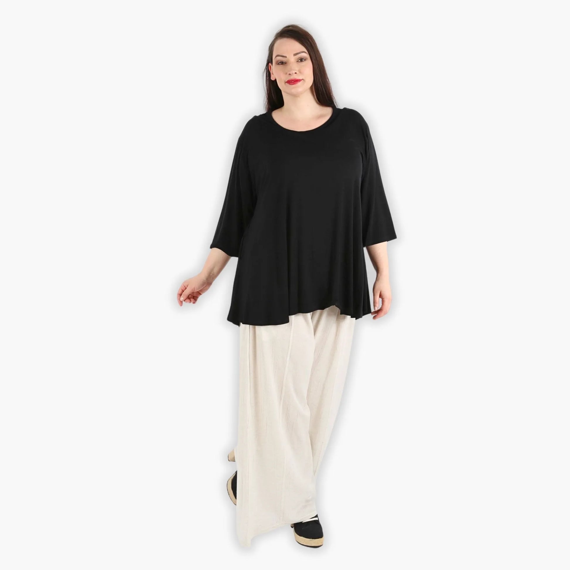 AKH Fashion Hose in gerader Form, aus Viskose, 1295.06927, Weiß, Schick, Modern, Bequem