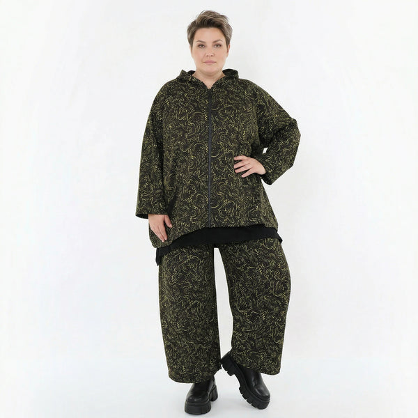 Marlene Hose von AKH Fashion aus Materialmix, 1516.07083, Neongrün