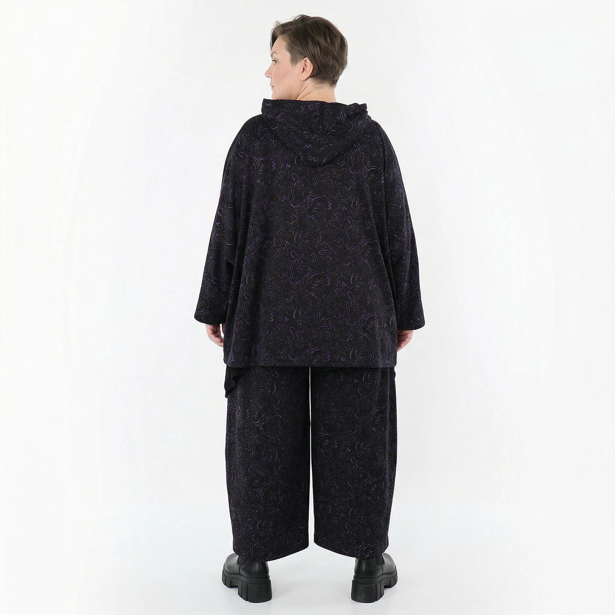Marlene Hose von AKH Fashion aus Materialmix, 1516.07083, Violett