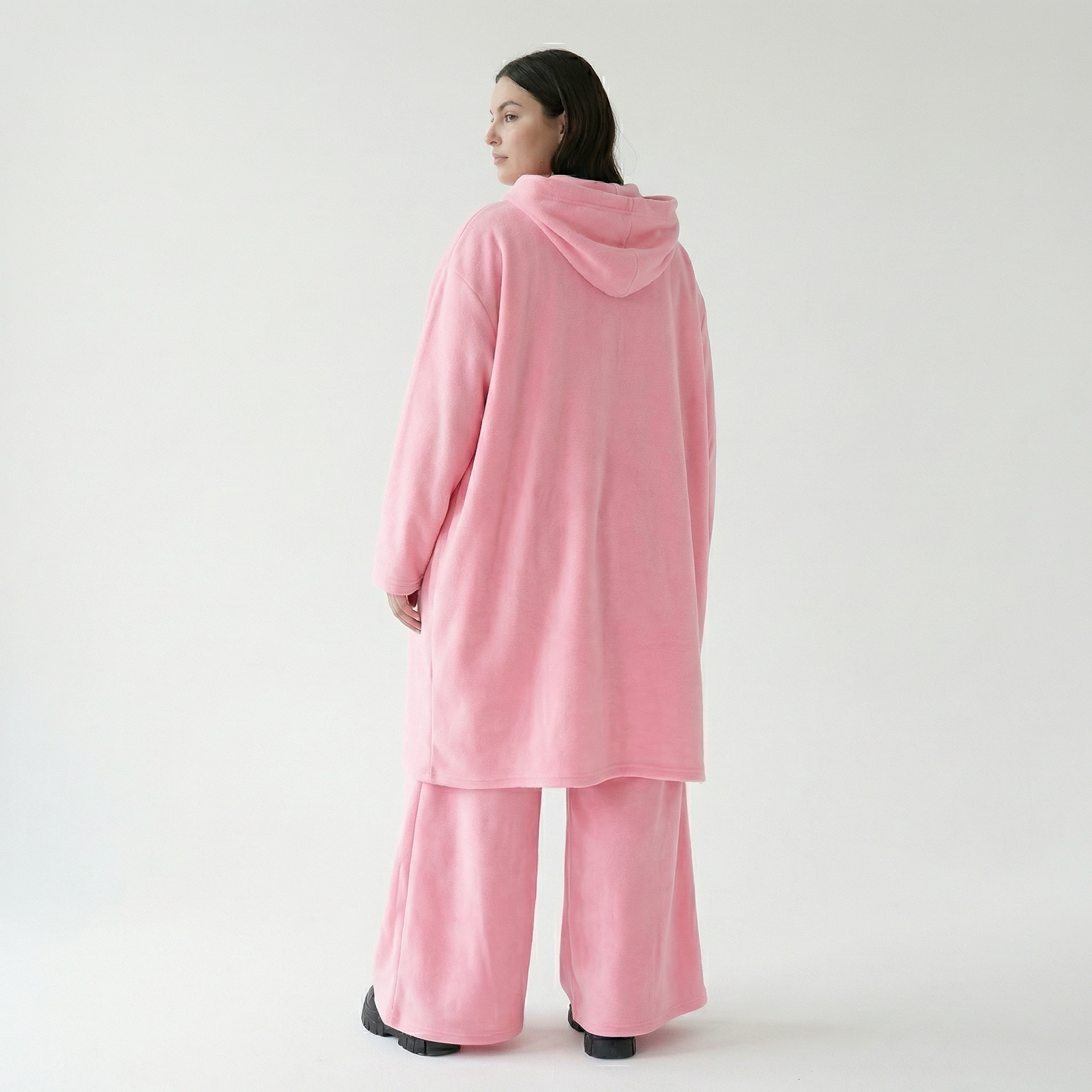  A-Form Kleid von AKH Fashion aus Baumwolle, 1547.06989, Pink, Ausgefallen, Zeitlos, Schick