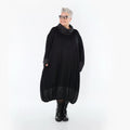 Ballonkleid von AKH Premium aus Viskose, P107156, Schwarz, Ausgefallen, Zeitlos, Schick