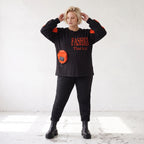 Unifarbenes Langarmshirt aus Jersey mit Reißverschlusstasche und gerader Passform