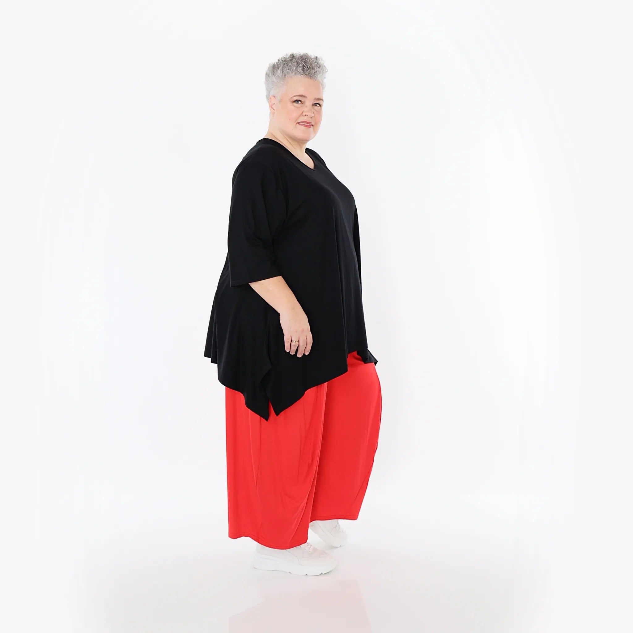  Ballonhose von AKH Fashion aus Viskose, 1233.08069, Rot, Ausgefallen, Zeitlos, Schick