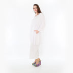 AKH Fashion Bigshirt in gerader Form, aus Viskose, 1233.07054, Weiß, Ausgefallen, Zeitlos