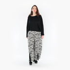  AKH Fashion Hose in kastiger Form, aus Baumwolle, 1376.06995, Grau-Schwarz, Schick