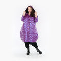  Ballonmantel von AKH Fashion aus Polyester, 1387.06986, Fuchsia, Grafik, Schick, Modern