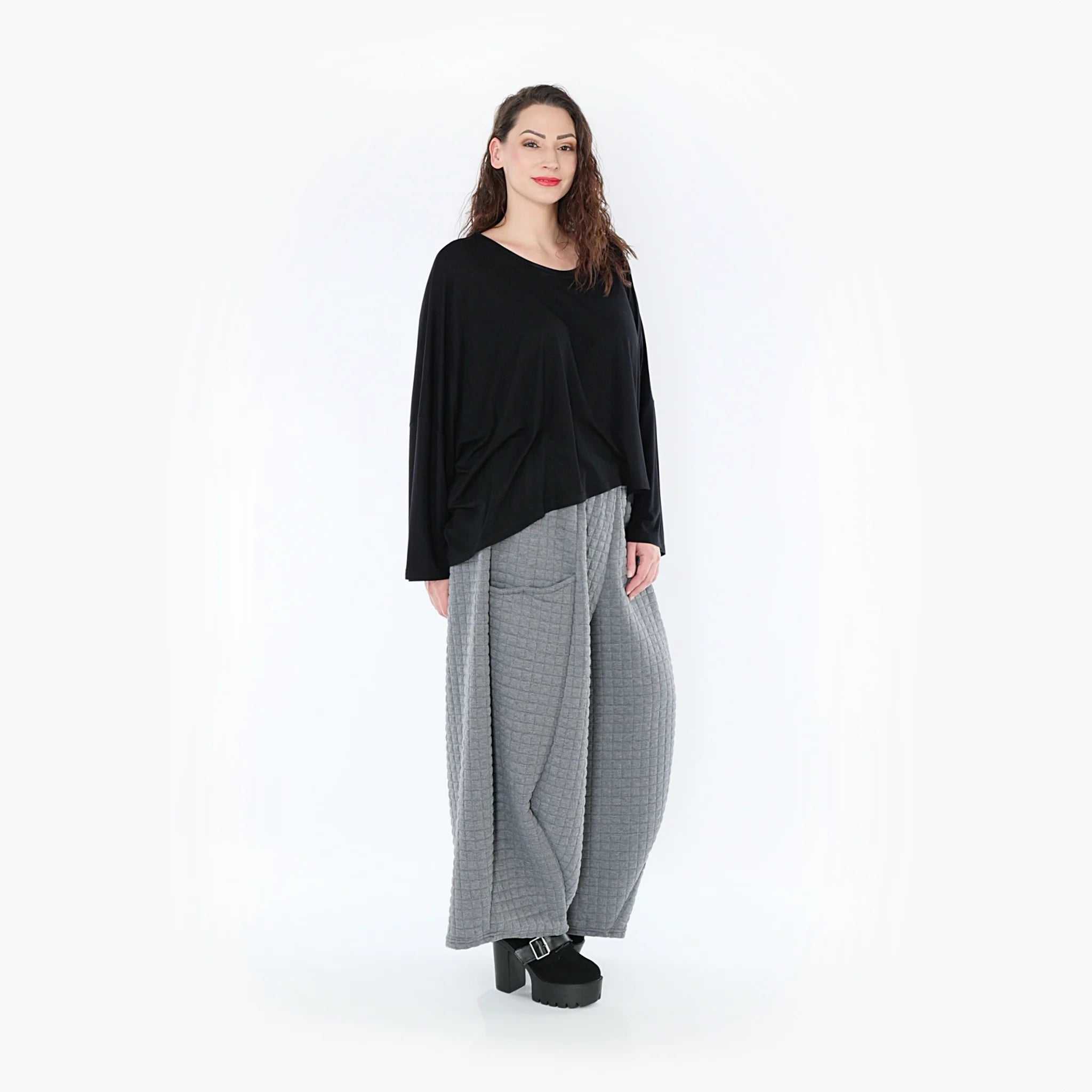 Ballonhose von AKH Fashion aus Materialmix, ausgefallene, zeitlose Lagenlook Mode
