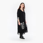  Ballonkleid von AKH Fashion aus Viskose, 1418.05909, Schwarz/Weiß, Schick, Modern, Bequem