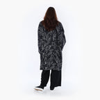  AKH Fashion Mantel in gerader Form, aus Baumwolle, 1406693, Schwarz/Weiß, Schick, Modern