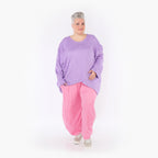  A-Form Bigshirt von AKH Fashion aus Viskose, 1429.07013, Flieder, Schick, Modern, Bequem
