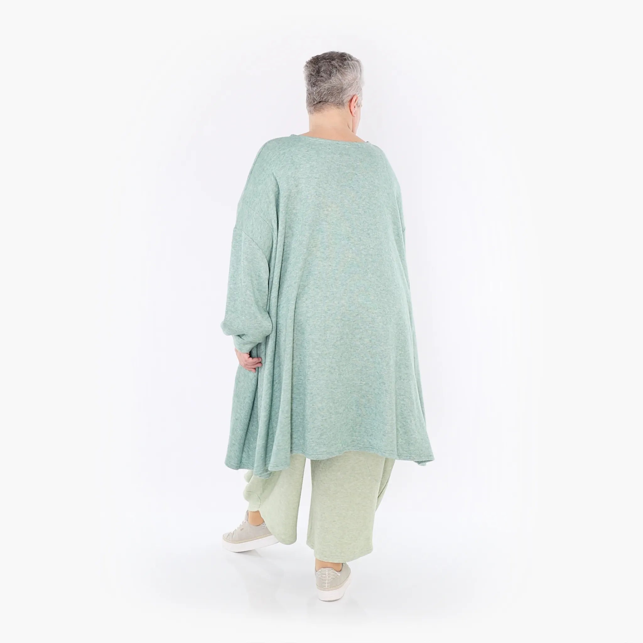  A-Form Bigshirt von AKH Fashion aus Viskose, 1429.07014, Mint, Schick, Modern, Bequem, Schick