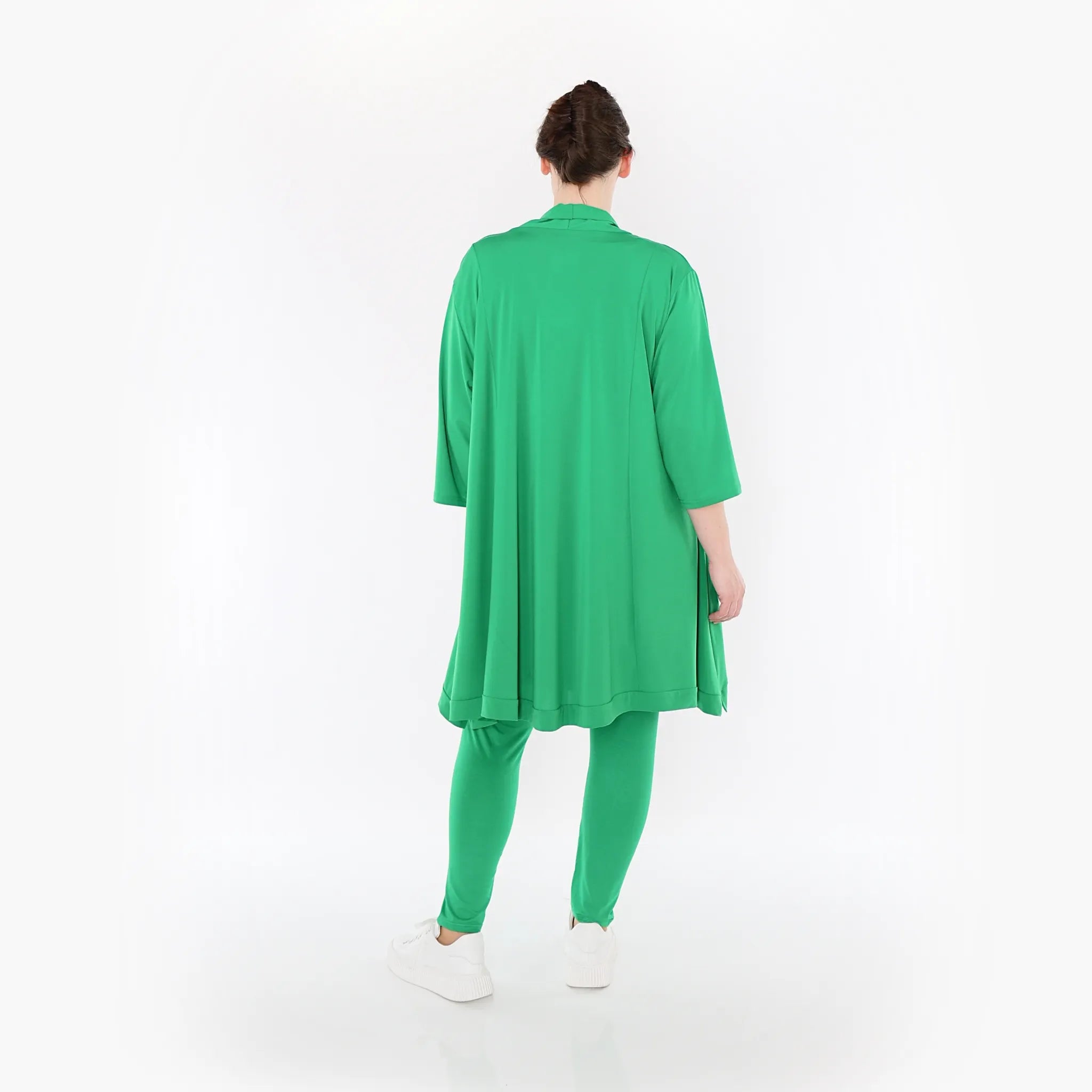  A-Form Jacke von AKH Fashion aus Materialmix, 1431.06970, Grün, Schick, Modern, Bequem