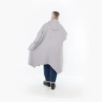  A-Form Mantel von AKH Fashion aus Materialmix, 1448.07043, Hellgrau, Kariert, Schick