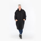  A-Form Mantel von AKH Fashion aus Materialmix, 1448.07044, Schwarz, Kariert, Schick