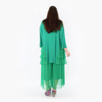  A-Form Bigshirt von AKH Fashion aus Materialmix, 1457.06862, Grün, Ausgefallen, Zeitlos