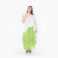  Ballonrock von AKH Fashion aus Materialmix, 1457.07049, Lime, Ausgefallen, Zeitlos, Schick