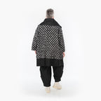  AKH Fashion Jacke in gerader Form, aus Baumwolle, 1463.07053, Schwarz/Grau, Kariert
