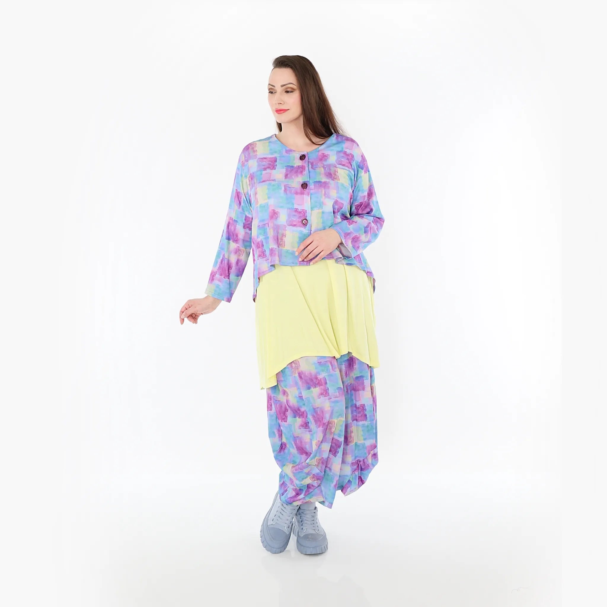  Ballonhose von AKH Fashion aus Viskose, 1469.08069, Multicolor, Farbmix, Ausgefallen