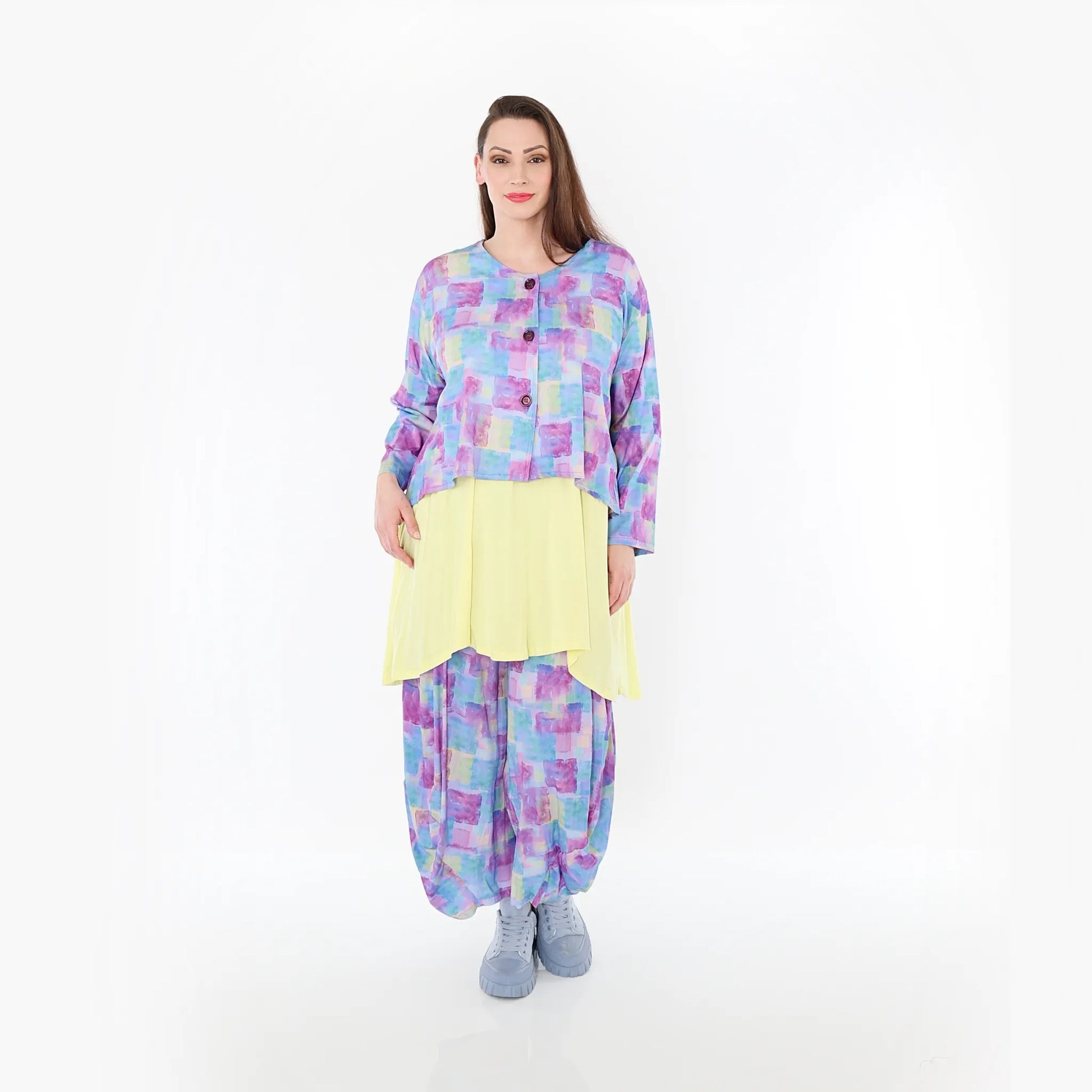 Ballonhose von AKH Fashion aus Viskose, 1469.08069, Multicolor, Farbmix, Ausgefallen