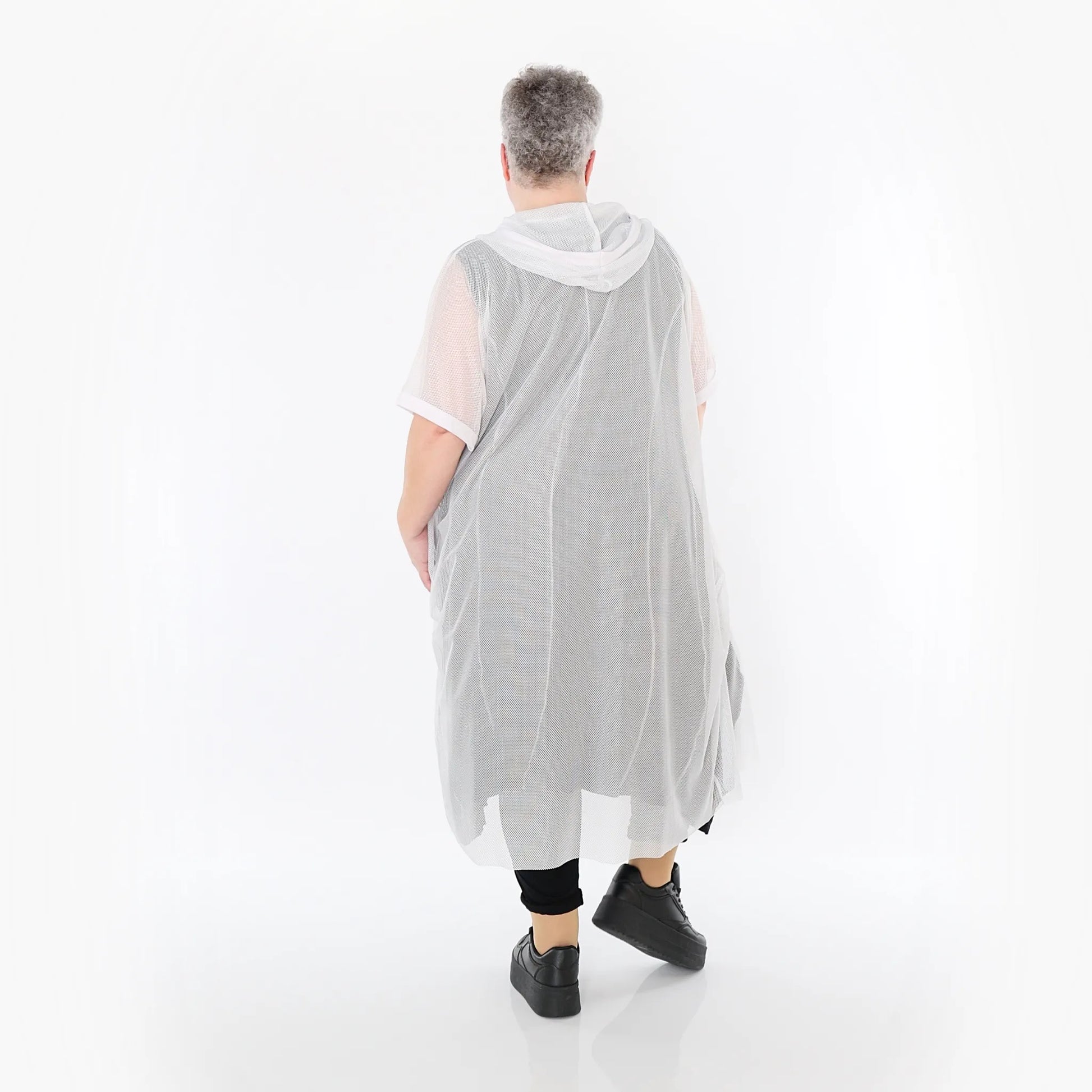  AKH Fashion Weste in gerader Form, aus Viskose, 1474.07068, Weiß, Ausgefallen, Zeitlos