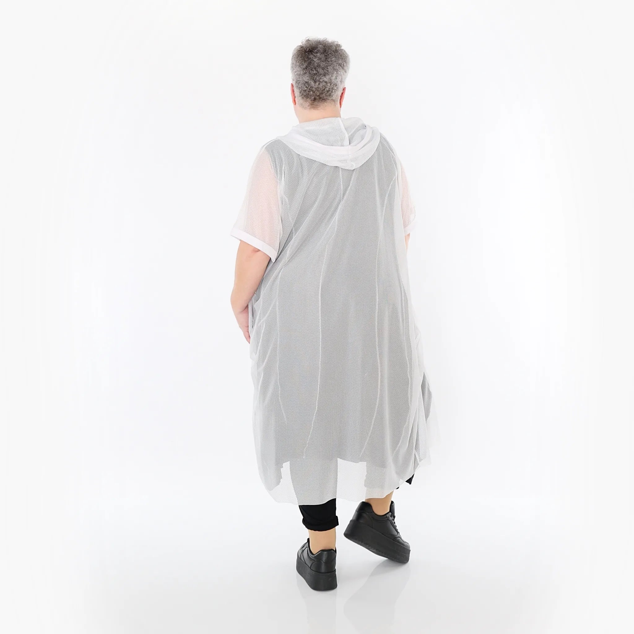  AKH Fashion Weste in gerader Form, aus Viskose, 1474.07068, Weiß, Ausgefallen, Zeitlos