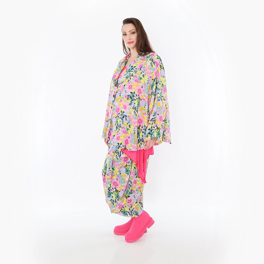  Ballonhose von AKH Fashion aus Viskose, 1479.08069, Multicolor, Blumen, Ausgefallen