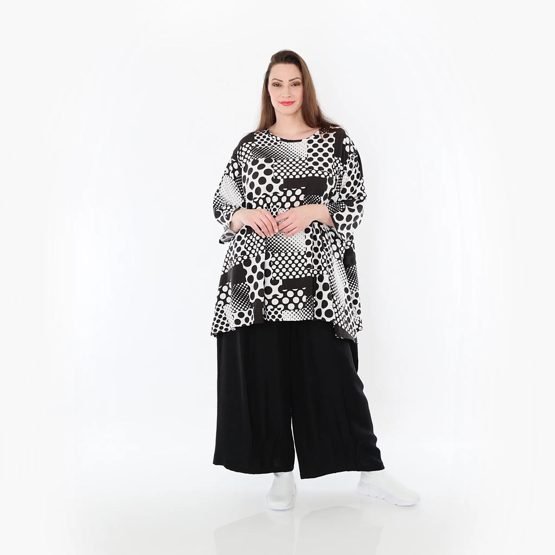  Ballonhose von AKH Fashion aus Baumwolle, 1477.07070, Schwarz, Ausgefallen, Zeitlos