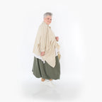  Zipfel Bluse von AKH Fashion aus Baumwolle, 1482.07080, Beige, Ausgefallen, Zeitlos