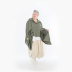  Ballonrock von AKH Fashion aus Baumwolle, 1482.07081, Beige, Ausgefallen, Zeitlos, Schick