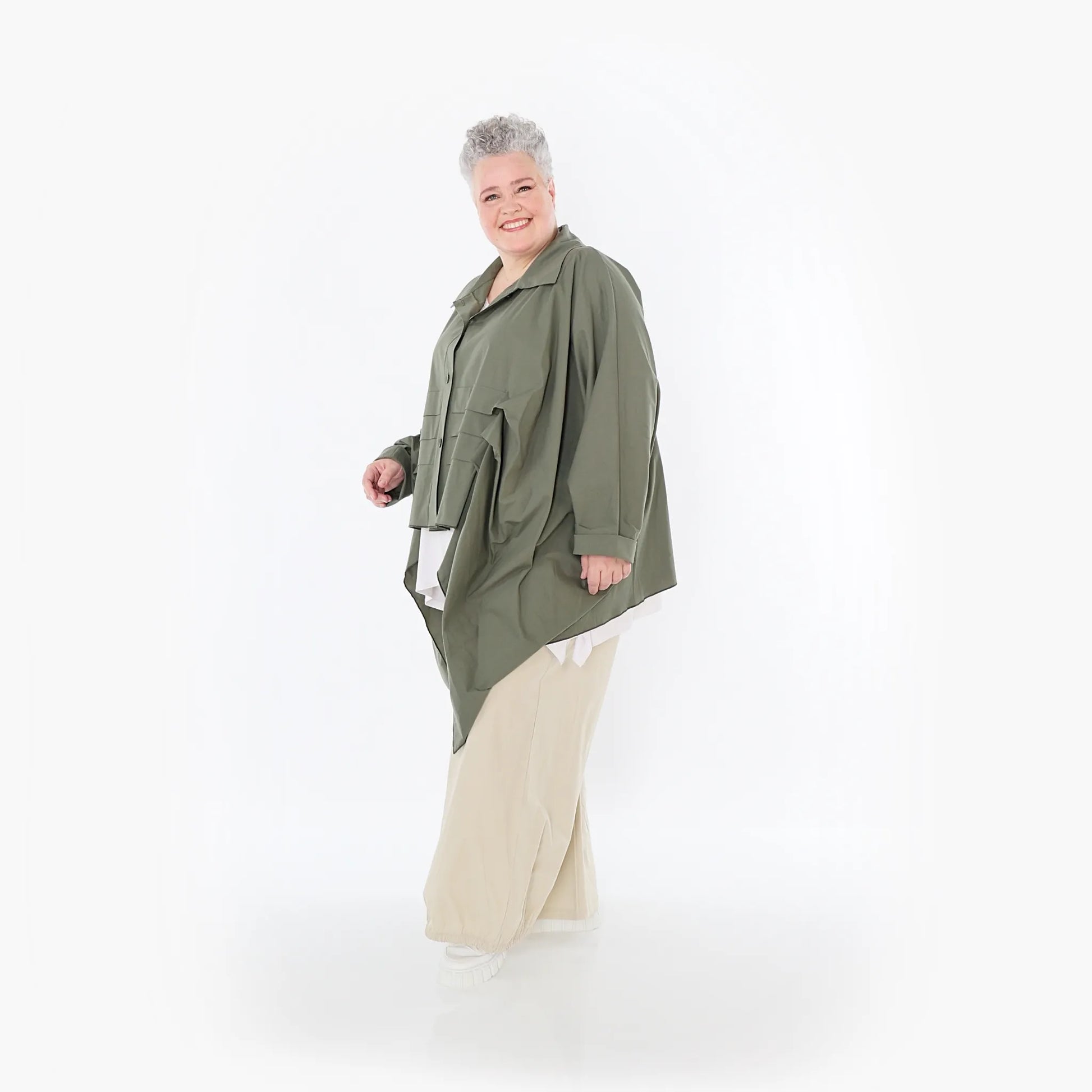  Ballonhose von AKH Fashion aus Baumwolle, 1482.07083, Beige, Ausgefallen, Zeitlos, Schick