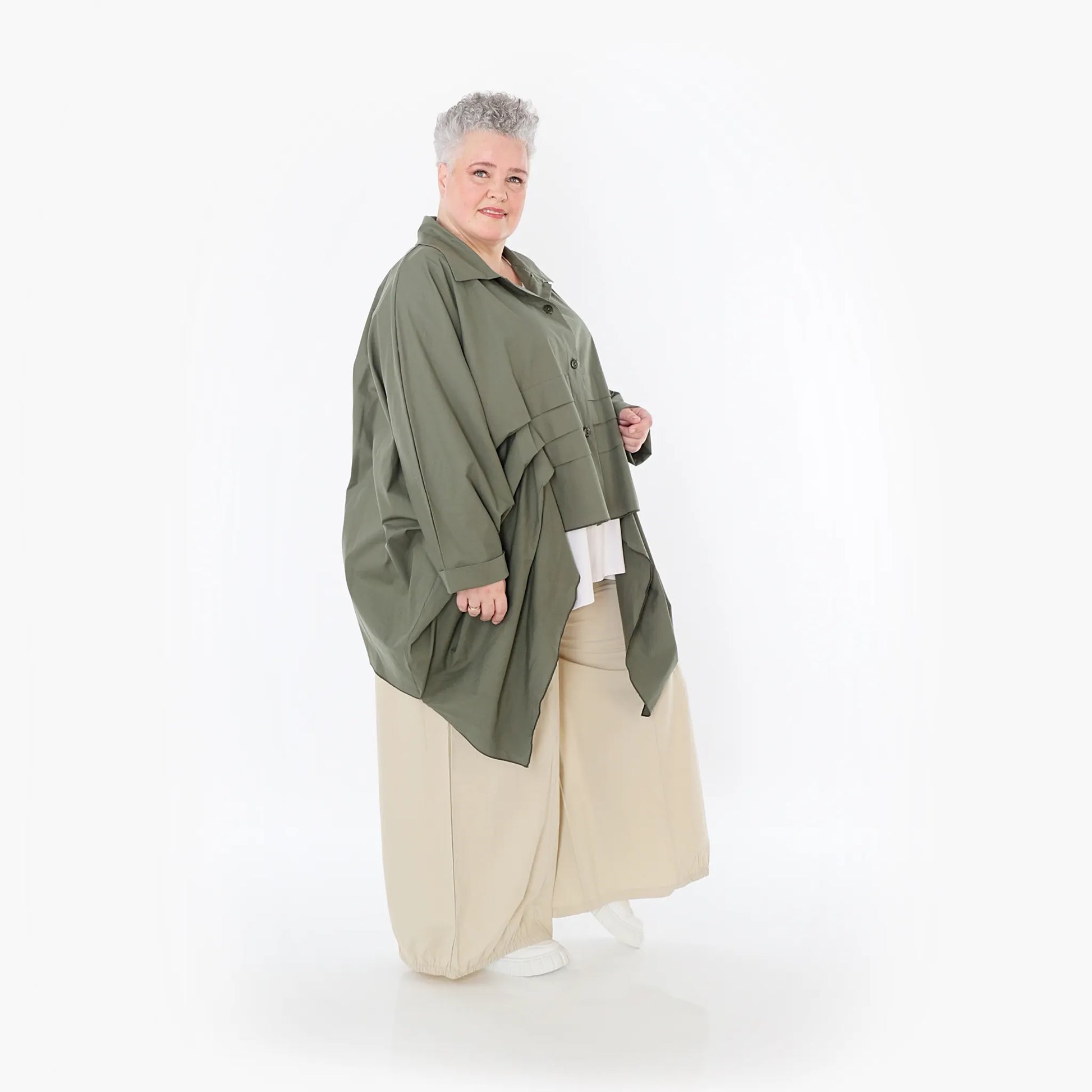  Ballonhose von AKH Fashion aus Baumwolle, 1482.07083, Beige, Ausgefallen, Zeitlos, Schick