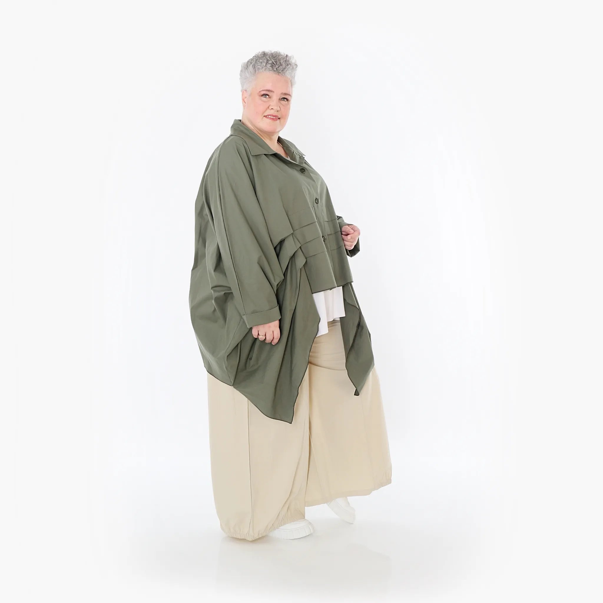  Ballonhose von AKH Fashion aus Baumwolle, 1482.07083, Beige, Ausgefallen, Zeitlos, Schick
