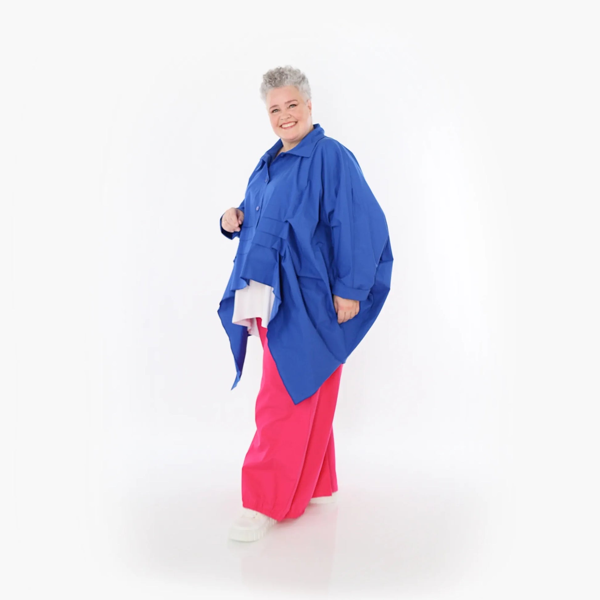  Ballonhose von AKH Fashion aus Baumwolle, 1482.07083, Fuchsia, Ausgefallen, Zeitlos