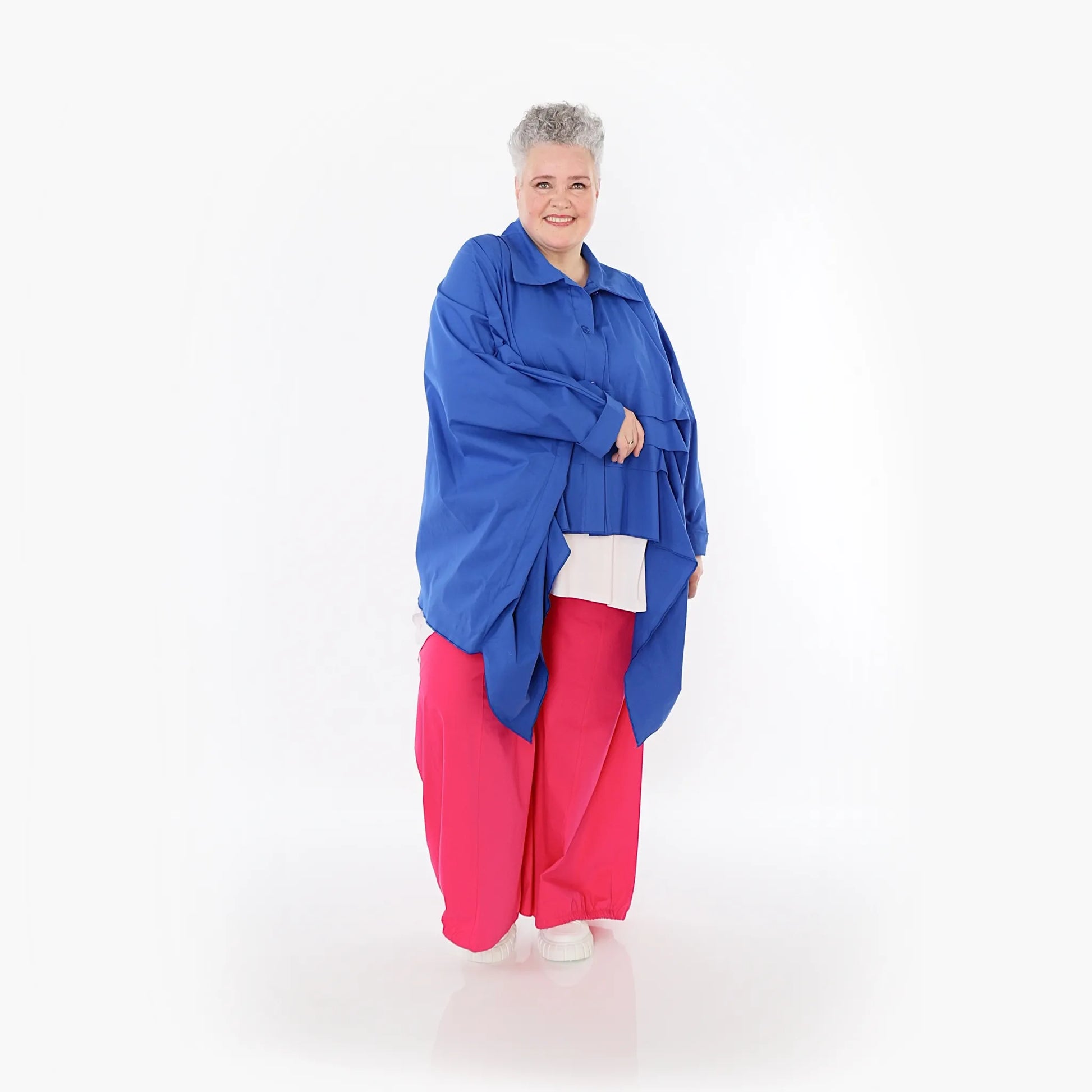  Ballonhose von AKH Fashion aus Baumwolle, 1482.07083, Fuchsia, Ausgefallen, Zeitlos