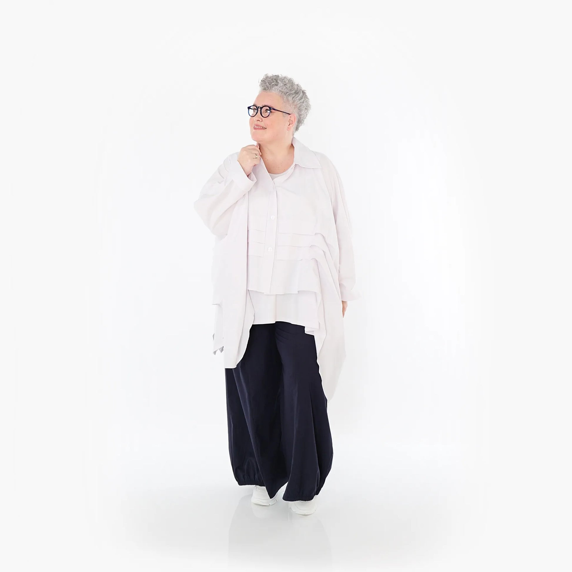  Ballonhose von AKH Fashion aus Baumwolle, 1482.07083, Marine, Ausgefallen, Zeitlos, Schick