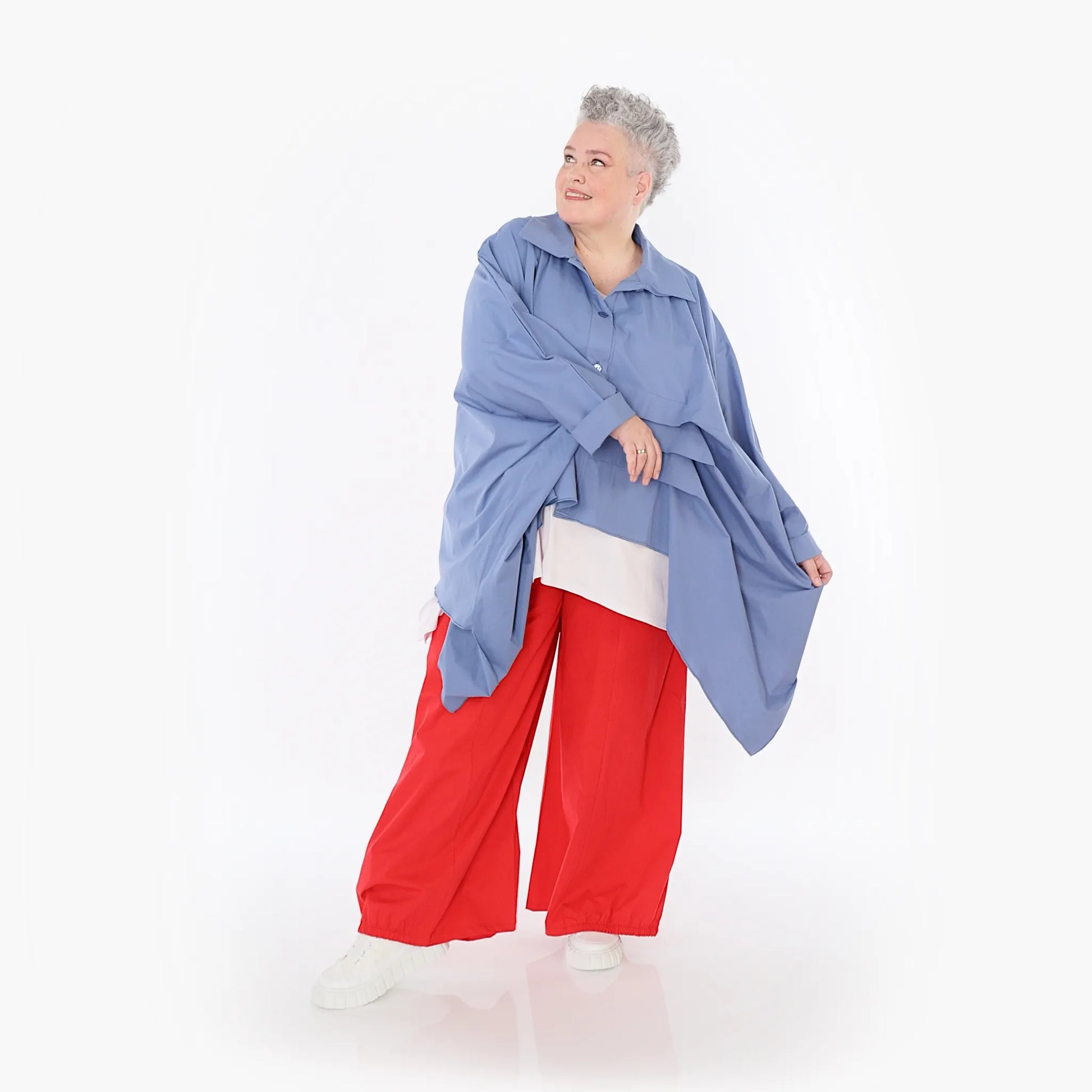  Ballonhose von AKH Fashion aus Baumwolle, 1482.07083, Rot, Ausgefallen, Zeitlos, Schick