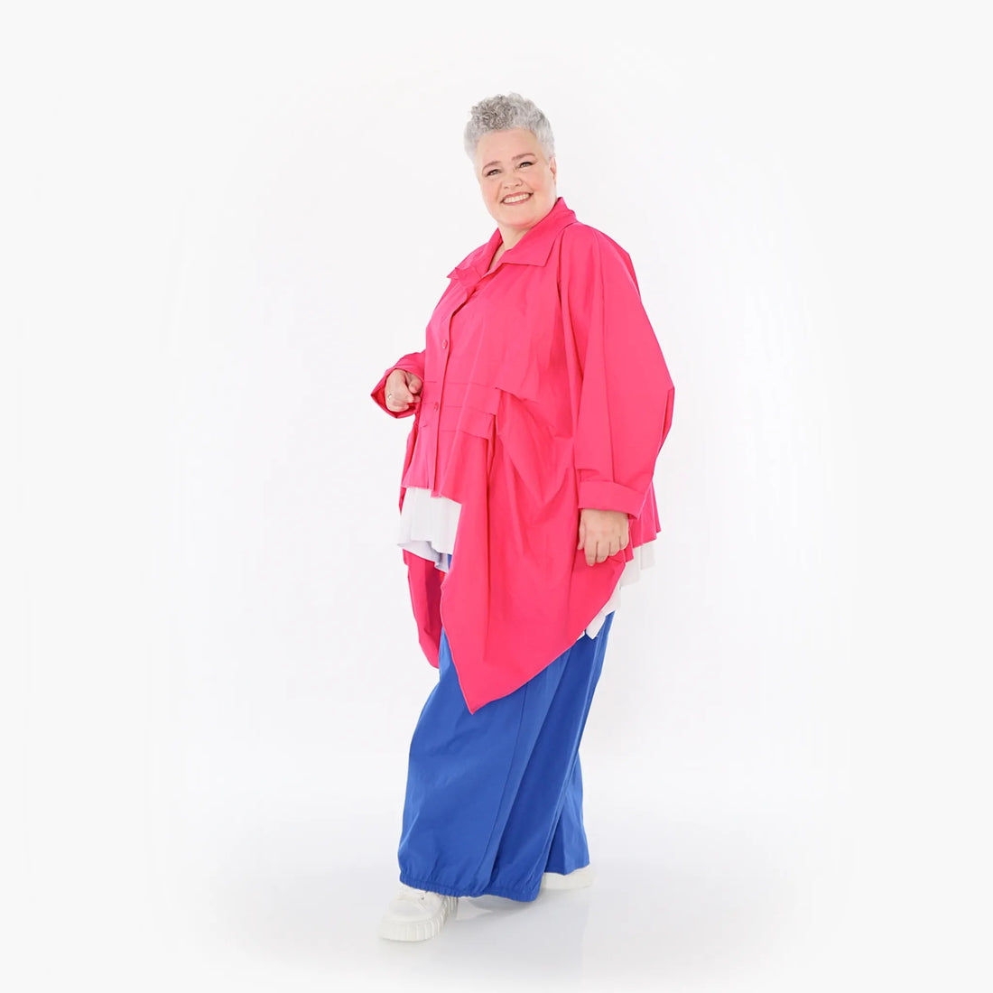  Ballonhose von AKH Fashion aus Baumwolle, 1482.07083, Royalblau, Ausgefallen, Zeitlos