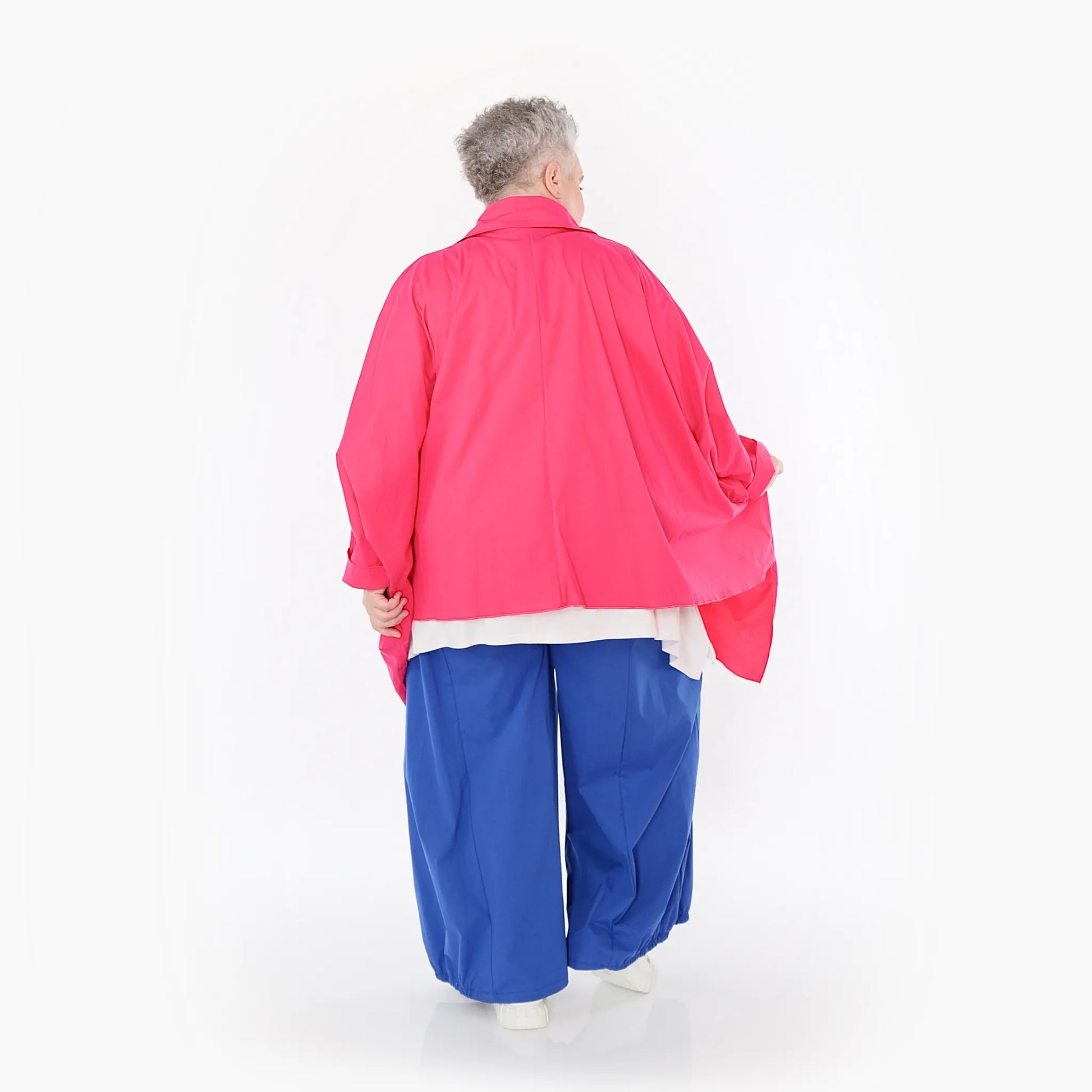  Ballonhose von AKH Fashion aus Baumwolle, 1482.07083, Royalblau, Ausgefallen, Zeitlos
