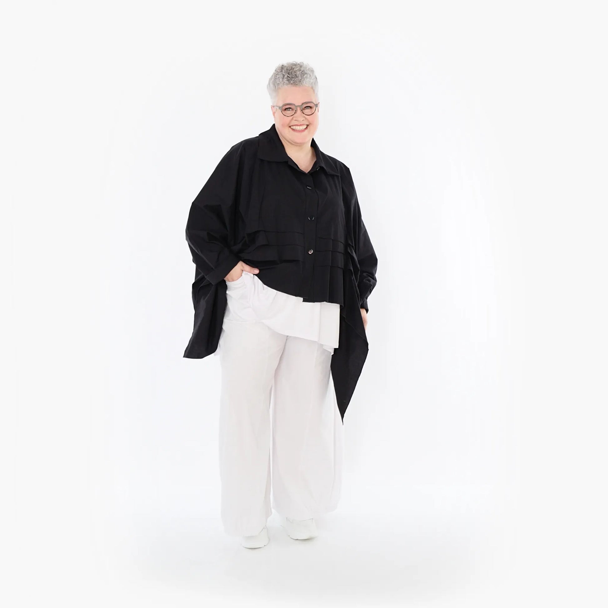  Ballonhose von AKH Fashion aus Baumwolle, 1482.07083, Weiß, Ausgefallen, Zeitlos, Schick