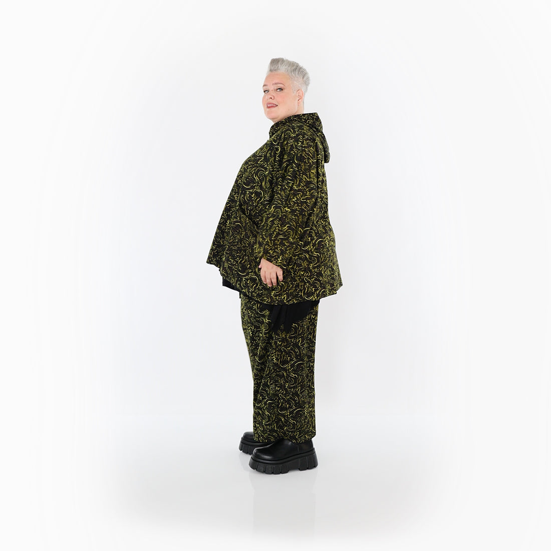 Marlene Hose von AKH Fashion aus Materialmix, 1516.07083, Neongrün