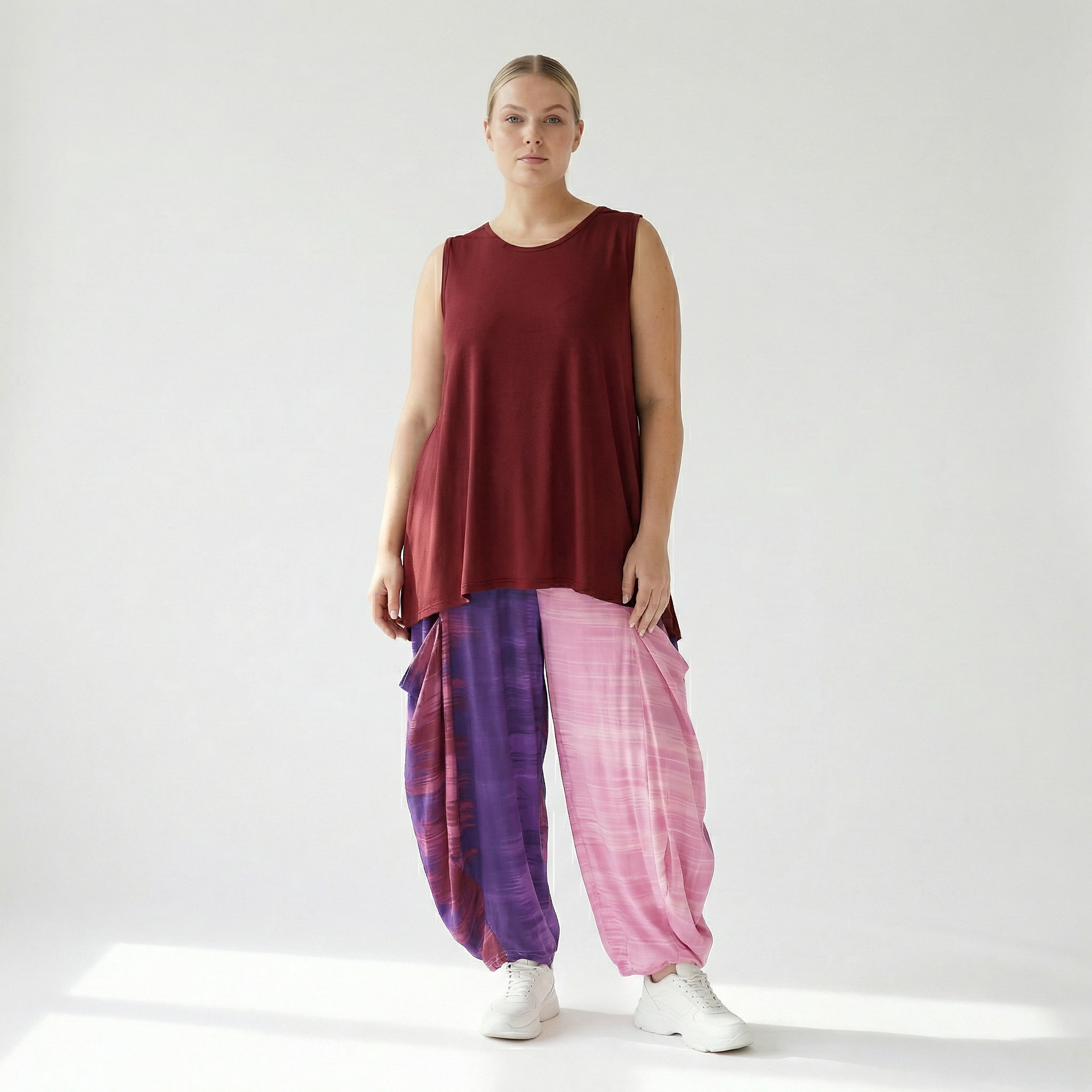 Ballonhose von AKH Fashion aus Viskose, ausgefallene, zeitlose Lagenlook Mode