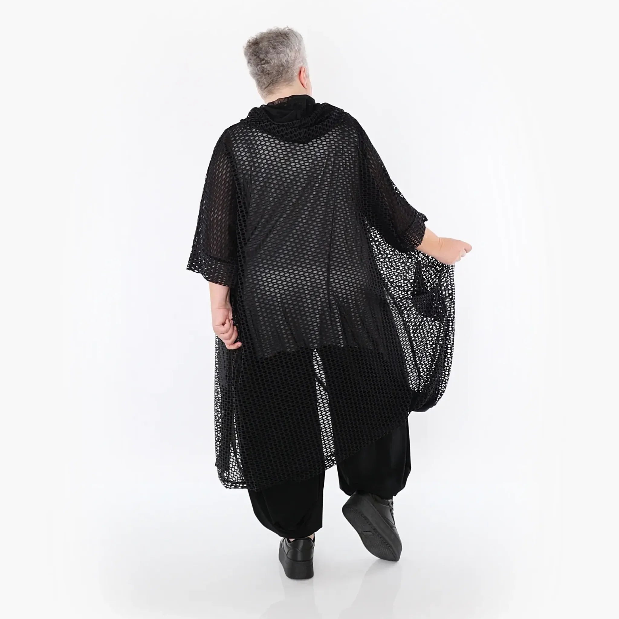  Ballonhose von AKH Fashion aus Materialmix, 1431.05920, Schwarz, Ausgefallen, Zeitlos