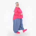  Ballonhose von AKH Fashion aus Baumwolle, 1482.07032, Azurblau, Ausgefallen, Zeitlos