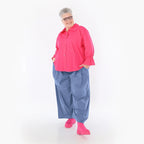  Ballonhose von AKH Fashion aus Baumwolle, 1482.07032, Azurblau, Ausgefallen, Zeitlos