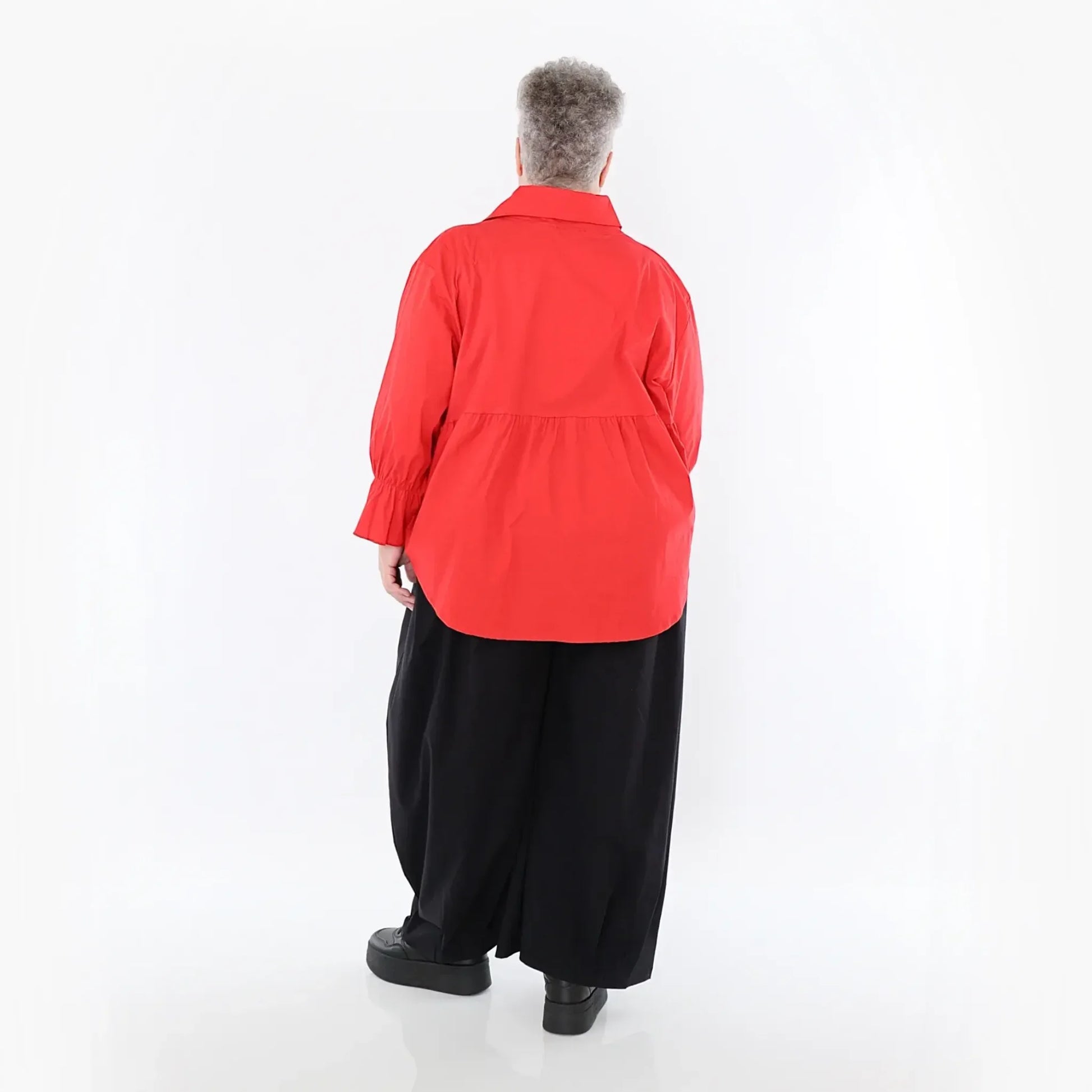  Ballonhose von AKH Fashion aus Baumwolle, 1482.07032, Schwarz, Ausgefallen, Zeitlos