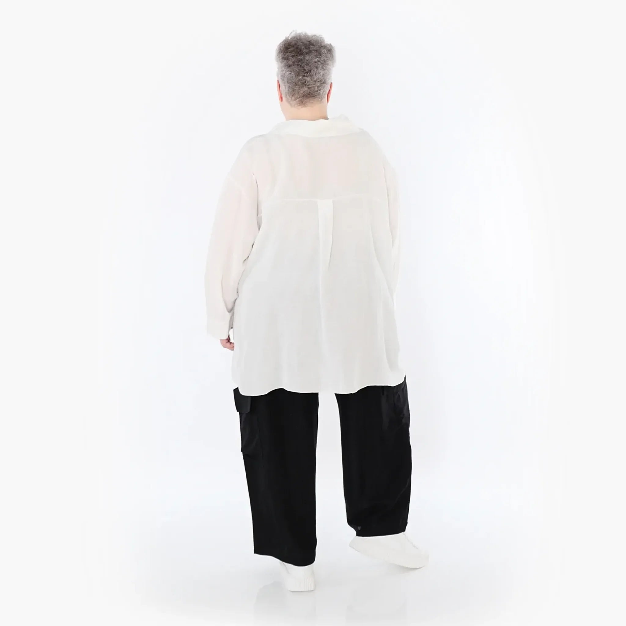  AKH Fashion Hose in gerader Form, aus Viskose, 1490.07076, Schwarz, Ausgefallen, Zeitlos