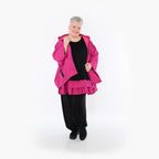  AKH Fashion Jacke in kastiger Form, aus Baumwolle, 1493.07076, Fuchsia, Ausgefallen