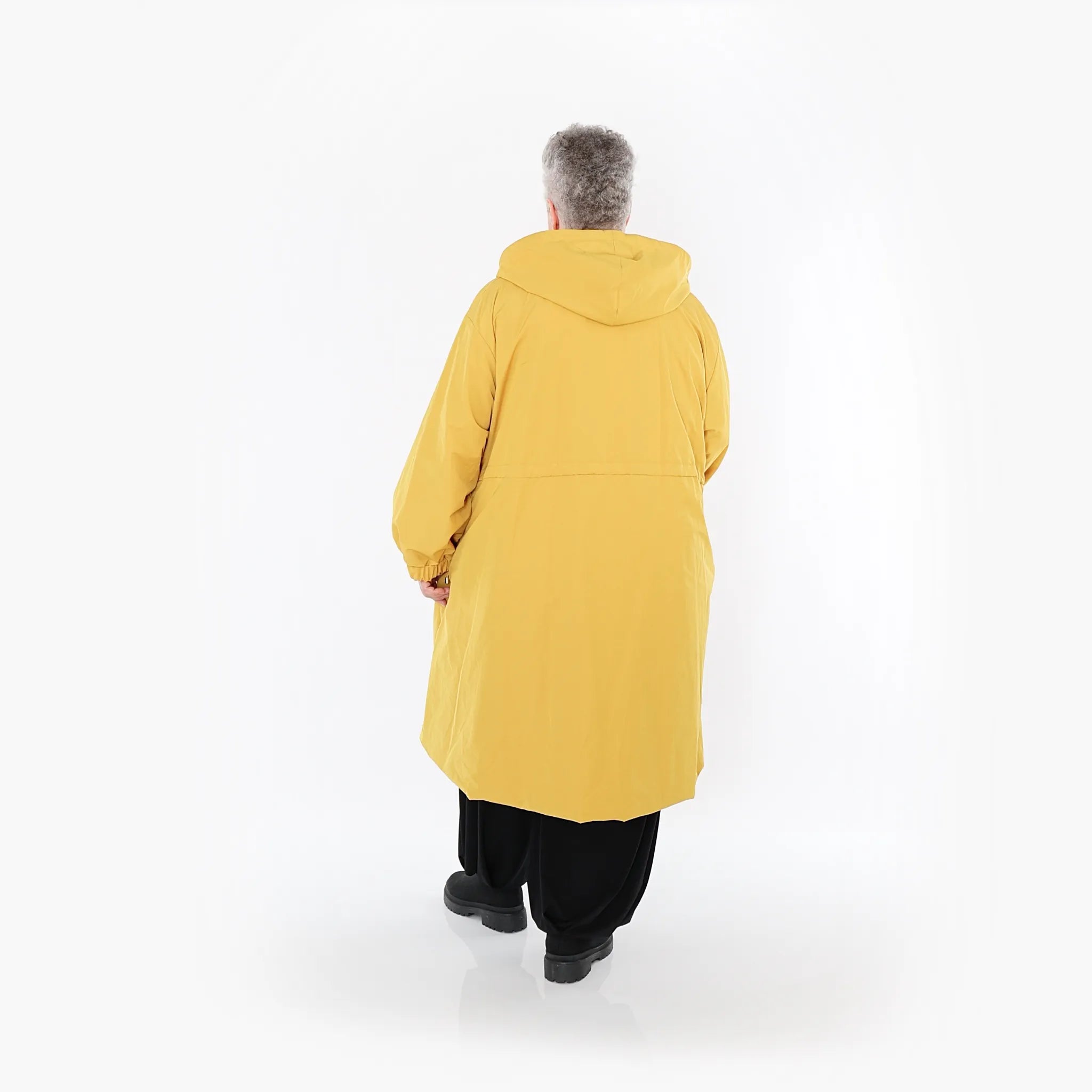  AKH Fashion Mantel in gerader Form, aus Baumwolle, 1493.07102, Honiggelb, Ausgefallen