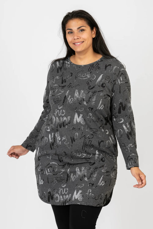 Shirt von Pomme Rouge aus Viskose in gerader Form, ausgefallene Plus Size Mode