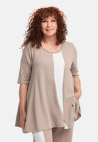  A-Form Shirt von Do Your Best aus Viskose, D924, Sand, Schick, Modern, Bequem, Schick